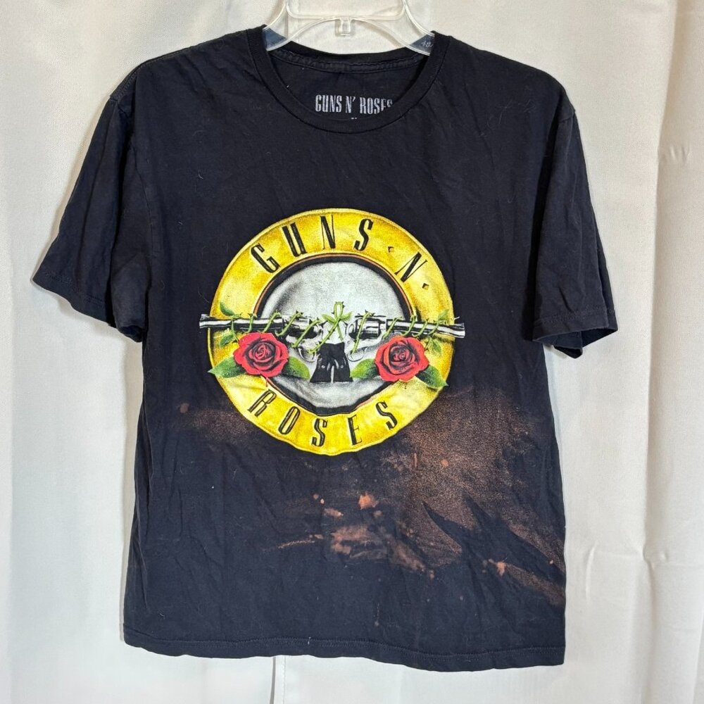 Guns N Roses Men Band Tee Shirt Medium Rock N Roll 80s 90s Y2K Distressed 18595x